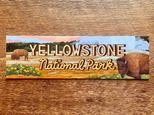 Yellowstone Bumper Sticker