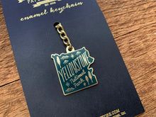 Yellowstone National Park Enamel Keychain