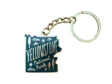 Yellowstone National Park Enamel Keychain