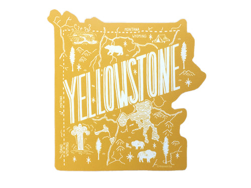 Yellowstone National Park Sticker