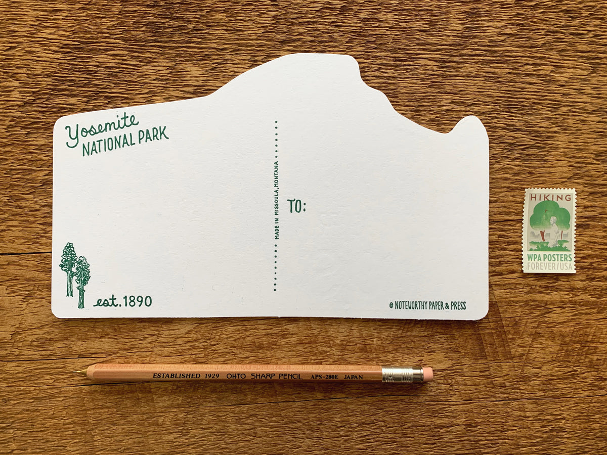 Yosemite Half Dome Scenic Postcard – Noteworthy Paper & Press