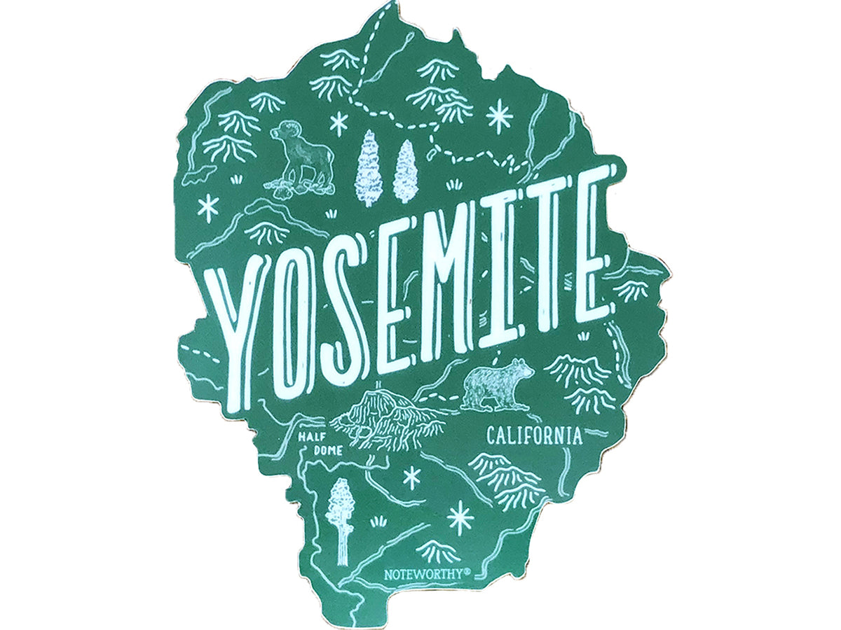 Yosemite National Park Sticker – Noteworthy Paper & Press