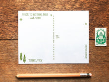 Yosemite National Park Foil Postcard