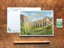 Yosemite National Park Foil Postcard