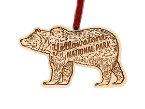 Yellowstone Grizzly Bear Ornament